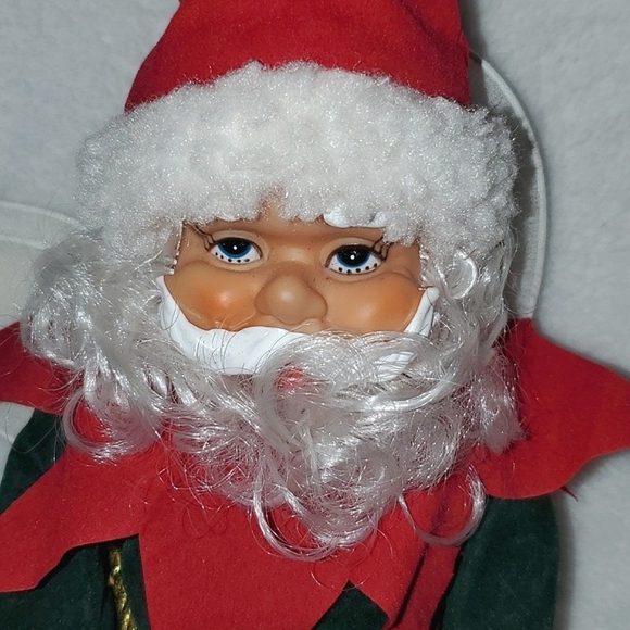 Santa Christmas Elf Posable with Wings - Picture 5 of 10
